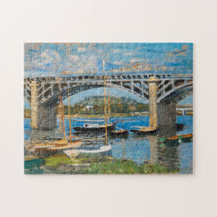 Die Brücke über das Seine Monet Feine Kunst Puzzle