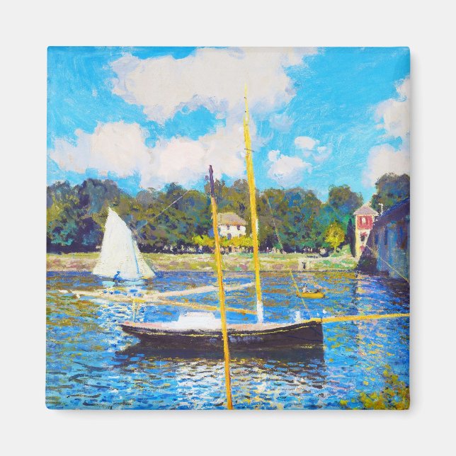 Die Brücke von Argenteuil Claude Monet Magnet (Vorne)