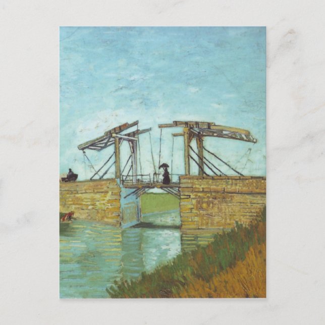 Die Brücke von Arles - Vincent Van Gogh Postkarte (Vorderseite)