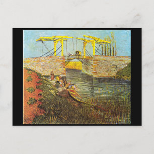Die Brücke von Langlois bei Arles. Van Gogh Postkarte