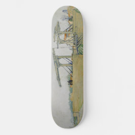 Die Brücke von Langlois von Vincent Van Gogh Skateboard