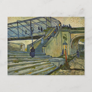 Die Brücke von Trinquetaille durch Van Gogh Postkarte