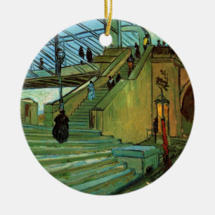 Die Brücke von Trinquetaille von Vincent van Gogh Keramikornament