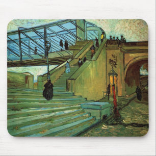 Die Brücke von Trinquetaille von Vincent van Gogh Mousepad