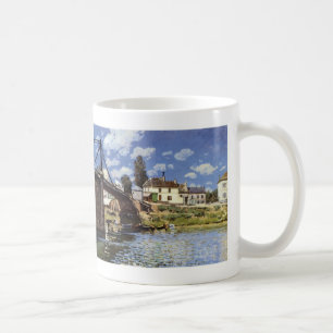 Die Brücke von Villeneuve-la-Garenne Kaffeetasse
