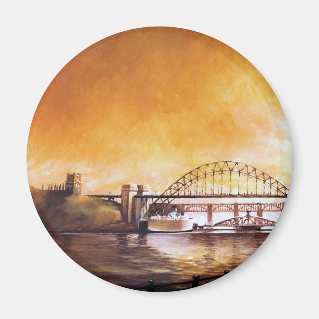 Die Brücken, Newcastle upon Tyne Magnet (Vorne)