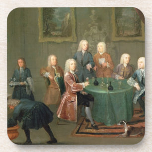 Die Brüder Clarke mit anderen Herren, die Wi Untersetzer