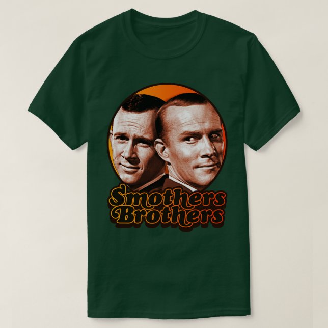 Die Brüder der Smothers Retro-Stiltribut T-Shirt (Design vorne)