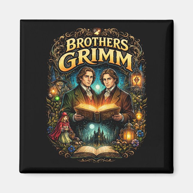 Die Brüder Grimm Magnet (Vorne)