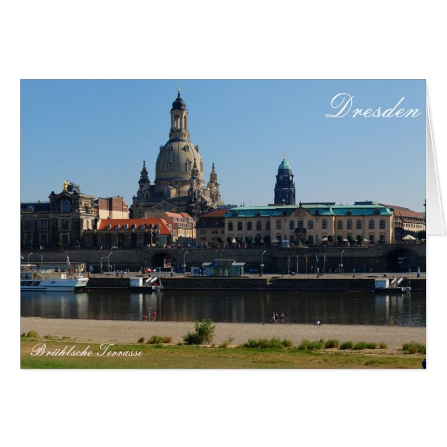 Die Brühlsche Terrasse in Dresden (Vorderseite (Horizontal))