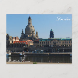 Die Brühlsche Terrasse in Dresden Postkarte