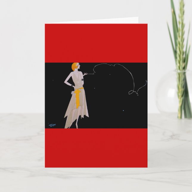 Die Brüllenzwanziger jahre Karte (Vorderseite)