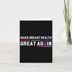 Die Brustgesundheit wieder großartig machen Karte