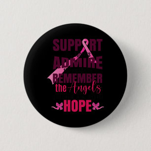 Die Brustkrebsbekämpfer Brustkrebsbewusstsein Button