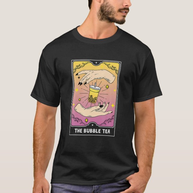 Die Bubble Tee Tarot Card (Vorderseite)