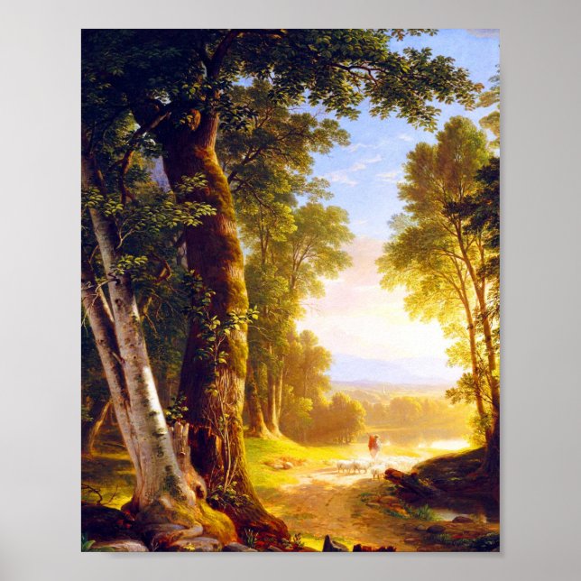 Die Buchen von Asher Brown Durand Poster (Vorne)