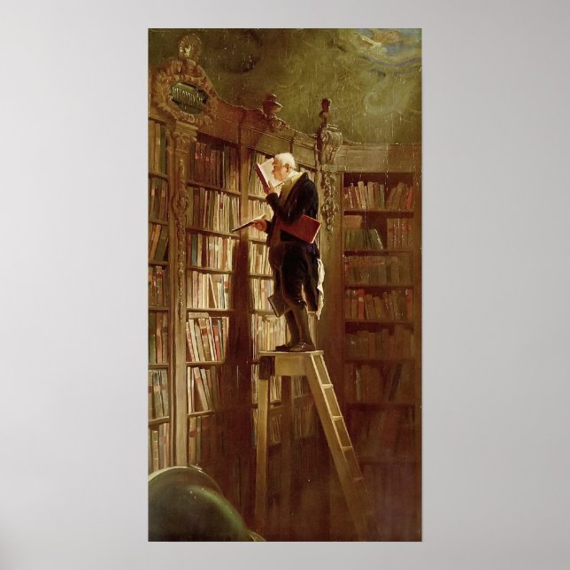 Die Bücherwurm Poster (Vorne)