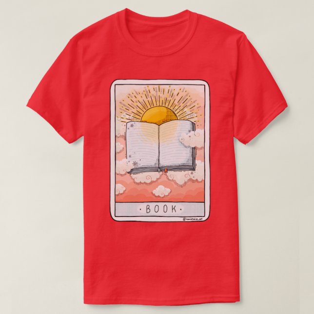 Die Buchkarte T-Shirt (Design vorne)