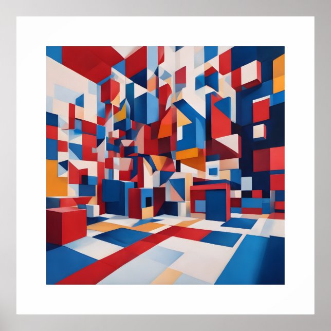 Die Büchse der Pandora Abstrakt Art Prints Poster (Vorne)