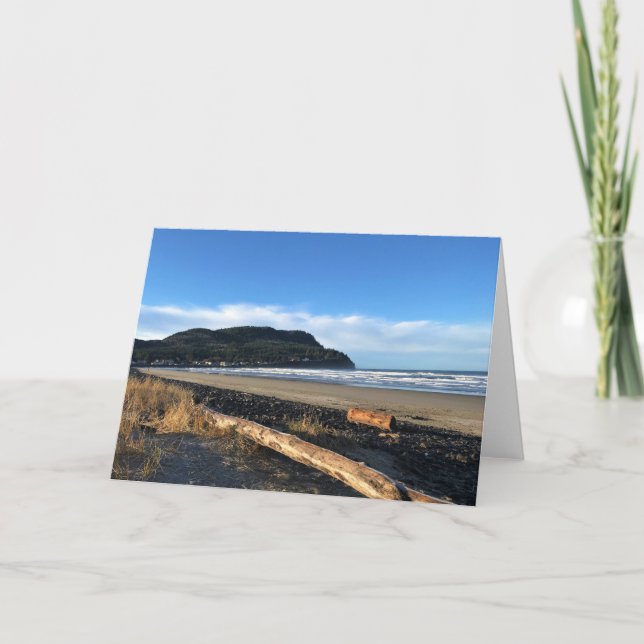 Die Bucht direkt am Meer, Oregon Karte (Vorderseite)