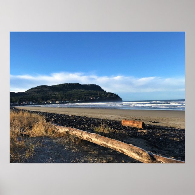 Die Bucht direkt am Meer, Oregon Poster (Vorne)
