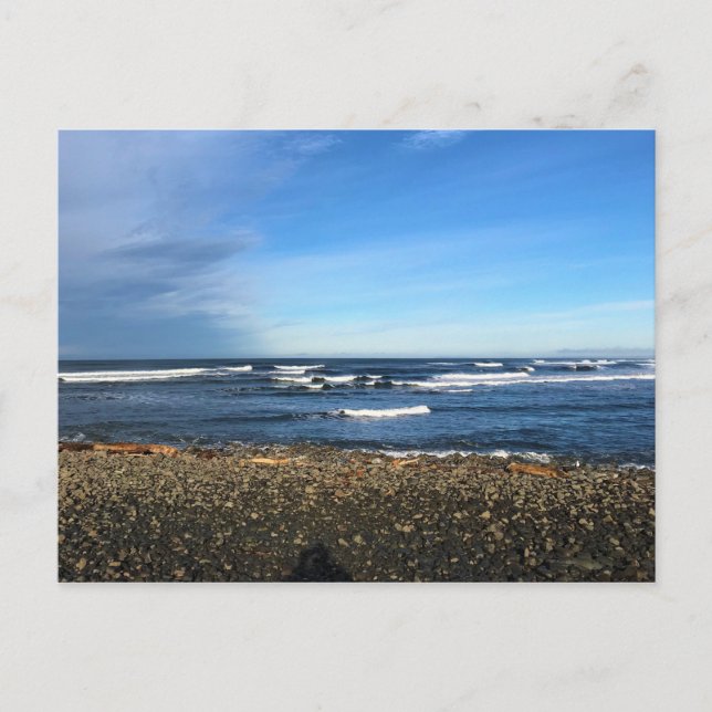 Die Bucht direkt am Meer, Oregon Postkarte (Vorderseite)