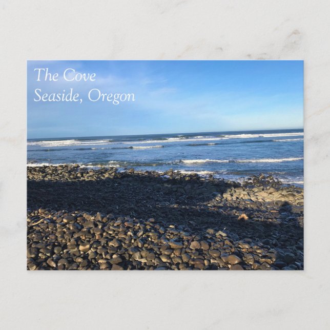 Die Bucht direkt am Meer, Oregon Postkarte (Vorderseite)