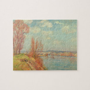 Die Bucht und der Fluss, 1901 (Öl auf Leinwand) Puzzle