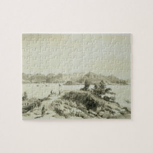 Die Bucht und die Insel von Hong Kong, überziehen Puzzle
