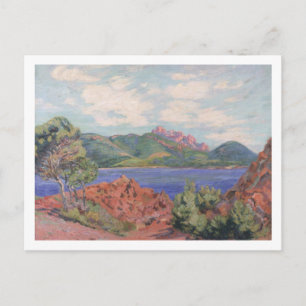 Die Bucht von Agay, c.1905 (Öl auf Leinwand) Postkarte