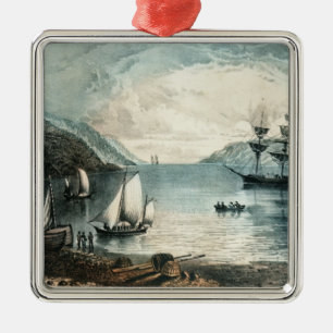 Die Bucht von Annapolis, c.1880 Ornament Aus Metall