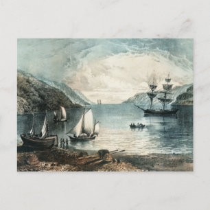 Die Bucht von Annapolis, c.1880 Postkarte