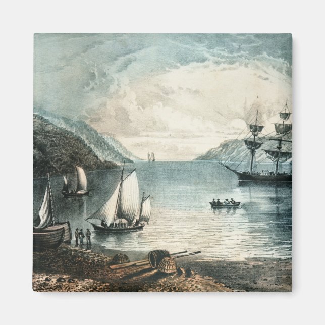 Die Bucht von Annapolis, um 1880 Magnet (Vorne)