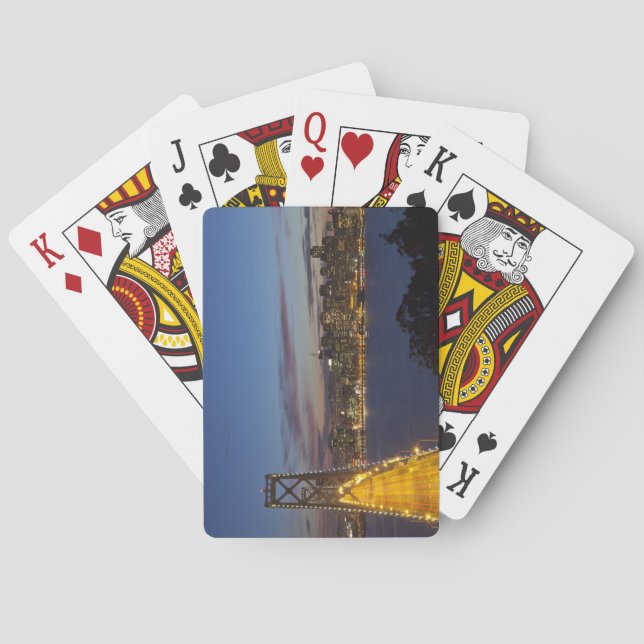 Die Bucht von der Schatzinsel Spielkarten (Rückseite)