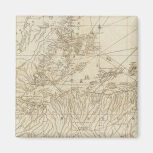 Die Bucht von Honduras Magnet