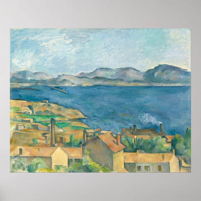 Die Bucht von Marseille Paul Cezanne Poster (Vorne)