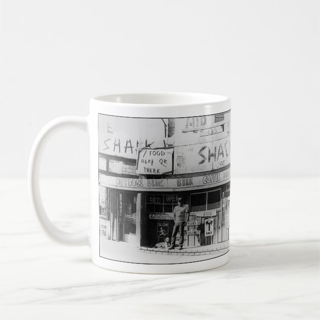 Die Bucht von Playa del Rey 1972 Tasse (Links)