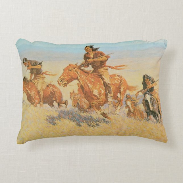 Die Buffalo-Läufer, das große Horn-Becken von Remi Dekokissen (Vorderseite)