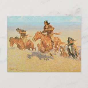 Die Buffalo-Läufer, das große Horn-Becken von Remi Postkarte