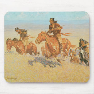 Die Buffalo Runners, Big Horn Basin von Remington Mousepad