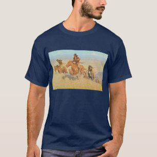 Die Buffalo Runners, Big Horn Basin von Remington T-Shirt
