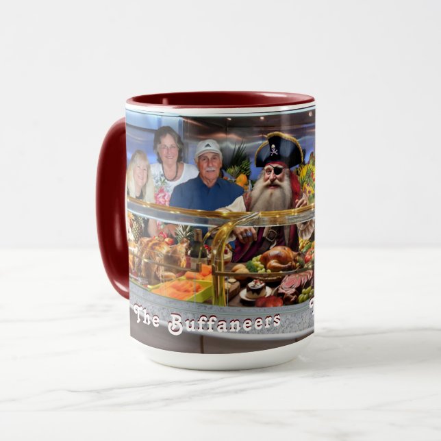 Die Buffaneers "Dave's Crew" in '22 bei Lido Buffe Tasse (Vorderseite Links)