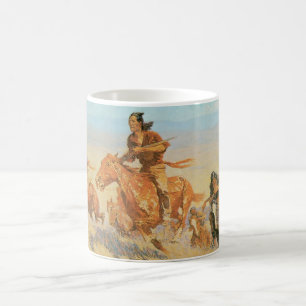 Die Büffeljäger, Big Horn Basin von Remington Kaffeetasse