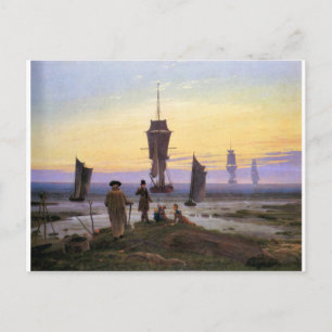 Die Bühnen des Lebens von Caspar David Friedrich Postkarte