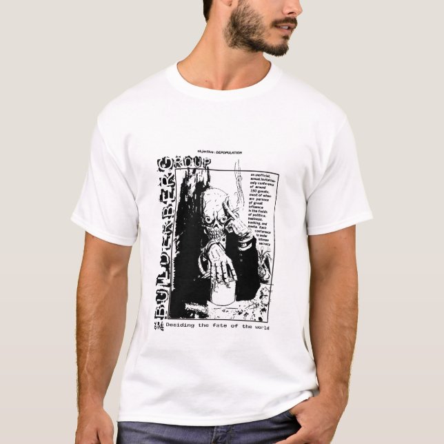 DIE BUILDERBERG GRUPPE T-Shirt (Vorderseite)