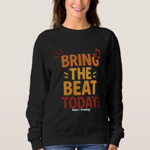 Die bunte Retromusik von heute zum Erfolg führen Sweatshirt
