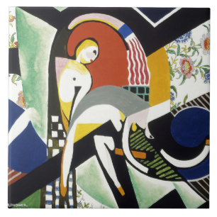 Die bunte Thunderdusche Fliese