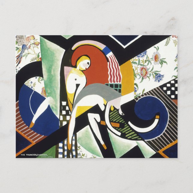 Die bunte Thunderdusche Postkarte (Vorderseite)