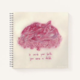 Die Bürde eines Kindes: Die rosa Stadt Notizbuch