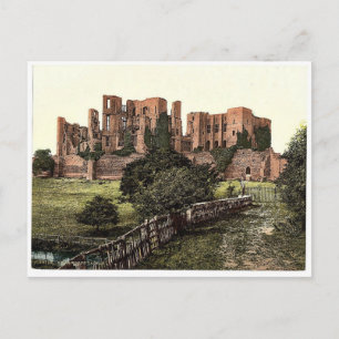 Die Burg, Kenilworth, England seltene Photochrom Postkarte